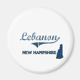 Imán Obra clásica de la ciudad de Líbano New Hampshir