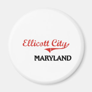 Imán Obra clásica de la ciudad de Maryland de la ciuda