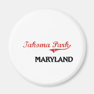 Imán Obra clásica de la ciudad de Maryland del parque