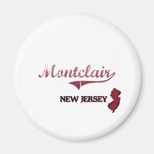 Imán Obra clásica de la ciudad de Montclair New Jersey