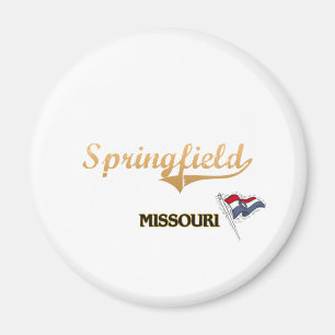 Imán Obra clásica de la ciudad de Springfield Missouri