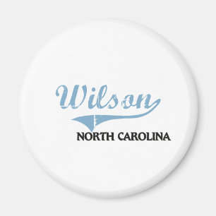 Imán Obra clásica de la ciudad de Wilson Carolina del