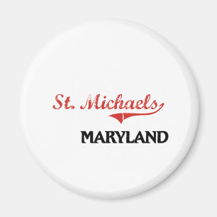 Imán Obra clásica de la ciudad del St. Michaels