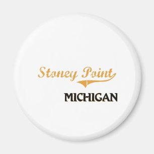 Imán Obra clásica de Michigan del punto de Stoney