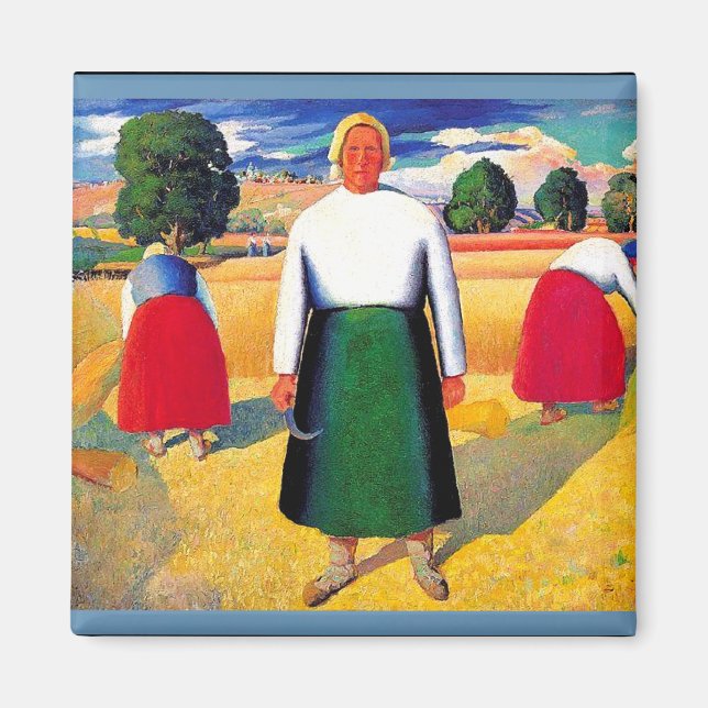 Imán Obra de arte de Kazimir Malevich, lectores (Frente)