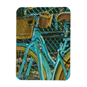 Imán Obra de arte en bicicleta