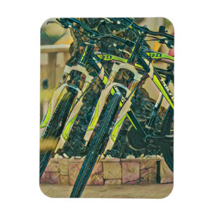 Imán Obra de arte en bicicleta de Guay