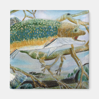 Imán Obra de arte ganadora para niños: trucha de brook