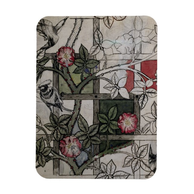 Imán Obra de arte original para el diseño de papel tapi (Vertical)