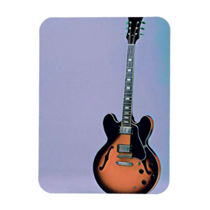 Imán Obra de guitarra vintage