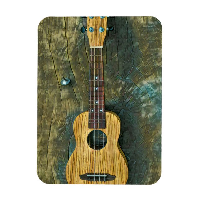 Imán Obra de guitarra vintage (Vertical)