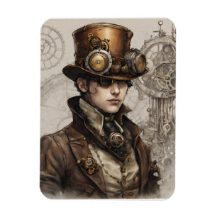 Imán Obra de Steampunk Victorian Gentleman