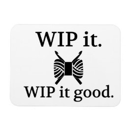 Imán Obra en curso de buenas crochet