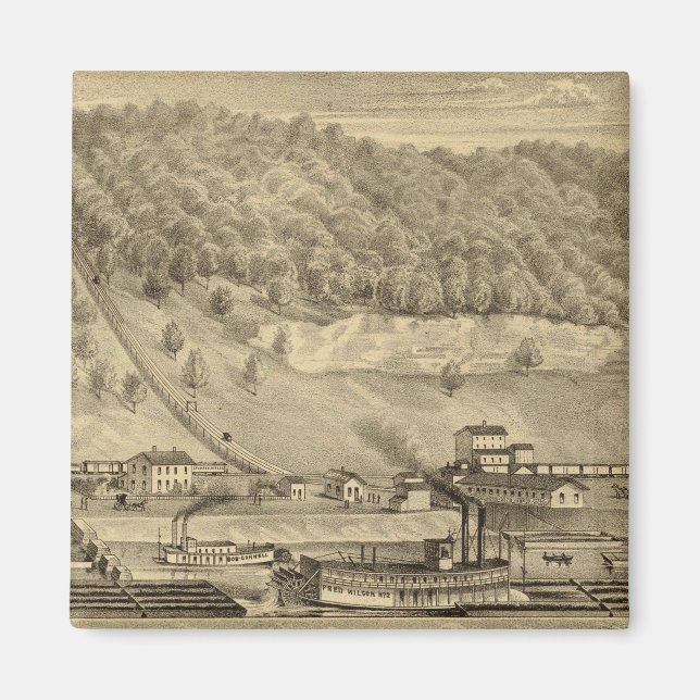 Imán Obras de carbón de O'Neil y compañía (Frente)