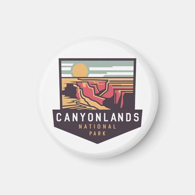 Imán Obras maestras de la naturaleza en el Parque Nacio (Frente)