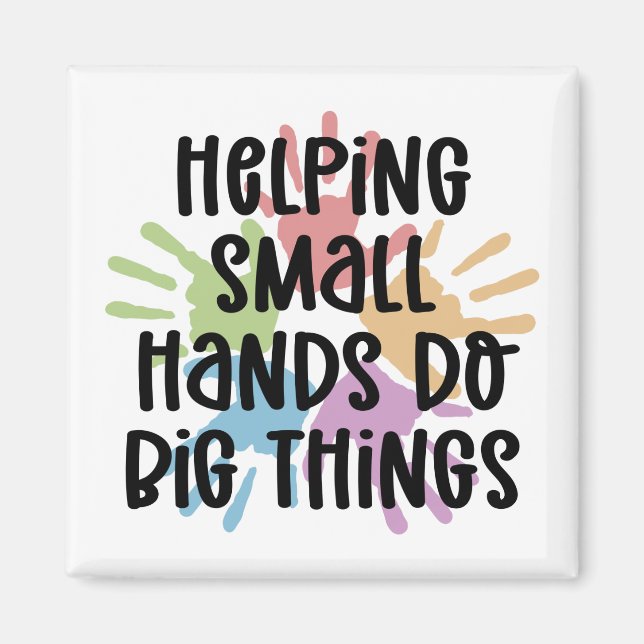 Imán Obras pediátricas Ocupacionales Terapéuticas (Frente)