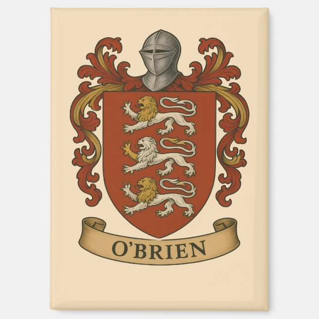 Imán O'Brien Family Crest Magnet (Anverso)
