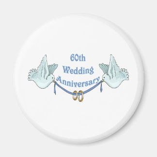 Imán obsequios por el 60 aniversario del boda