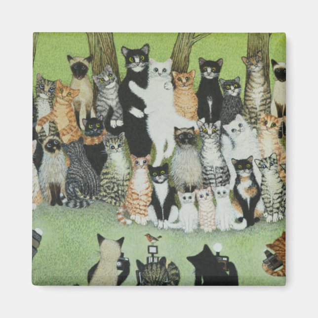 Imán Observen a los Birdie (Frente)