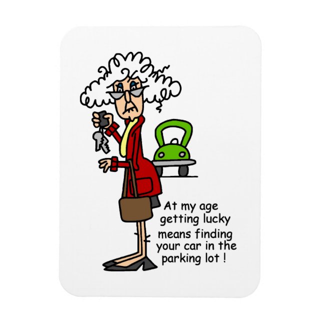 Imán Obteniendo humor afortunado (Vertical)