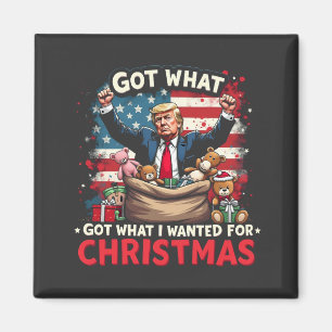 Imán Obtuve Lo Que Quería De Los Navidades Trump Santa