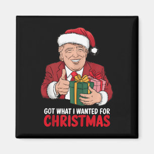 Imán Obtuve Lo Que Quería De Los Navidades Trump Xmas G