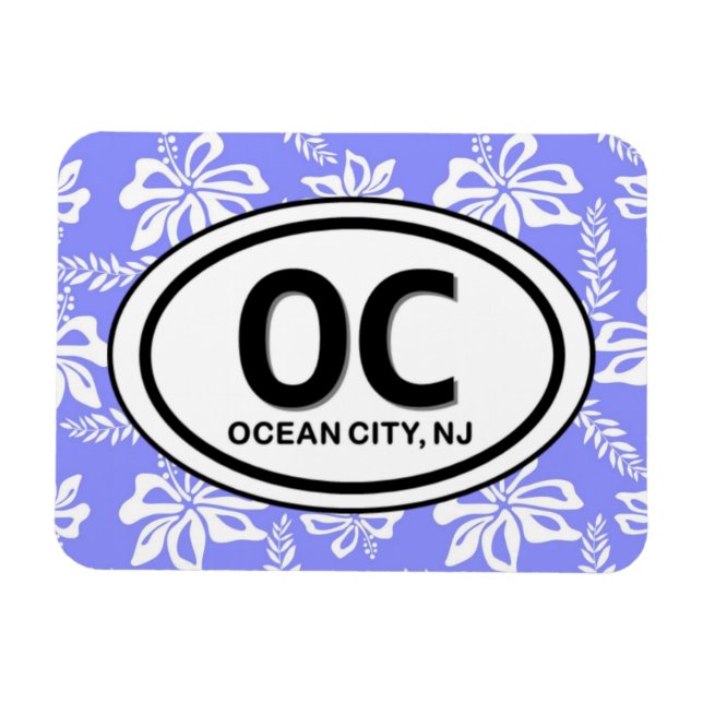 Imán OC Ocean City NJ Magnet (Horizontal)