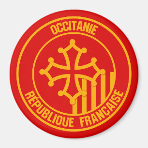 Imán Occitanie Round Emblem