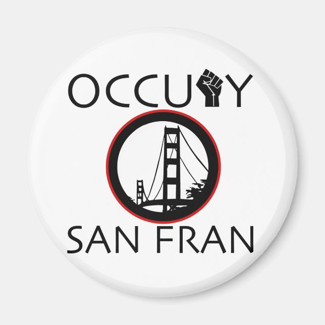 Imán Occupy San Francisco (Frente)