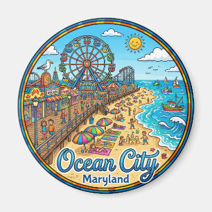 Imán Ocean City EE. UU.