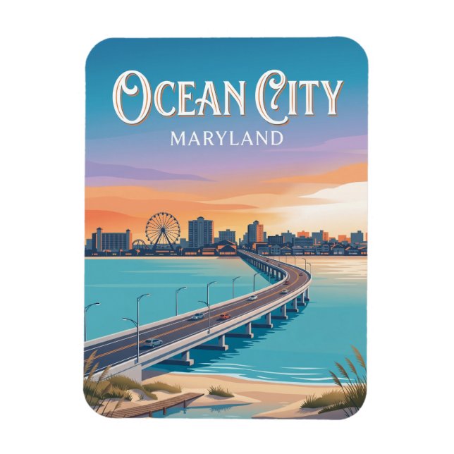 Imán Ocean City Maryland (Vertical)