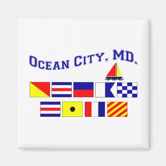 Imán Ocean City MD (Frente)