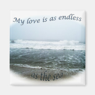Imán Ocean I Love You Magnet