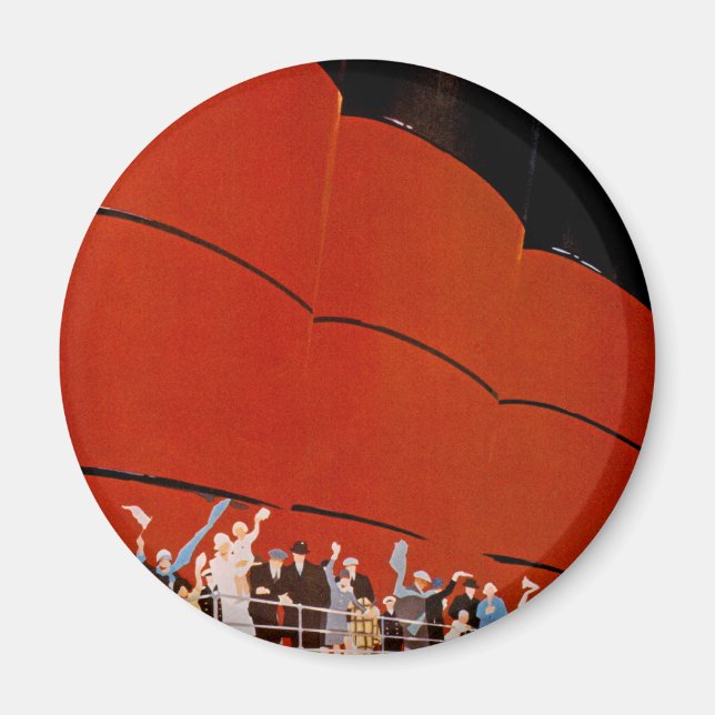 Imán Ocean Liner Bon Voyage (Frente)