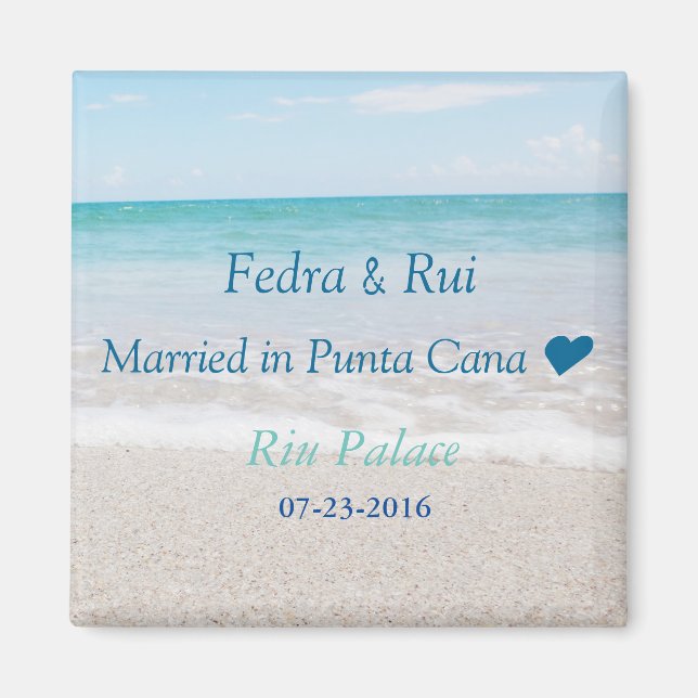 Imán Ocean Magnet para parejas enamoradas (Frente)