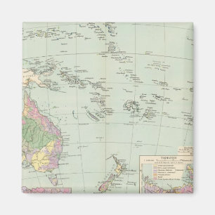 Imán Oceanien - Atlas Mapa de Oceanía