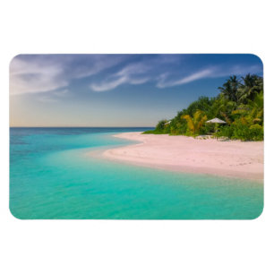 Imán Océano Acuamarino Playa Tropical Escénica