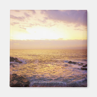 Imán Océano Atlántico al amanecer, vista desde Portland