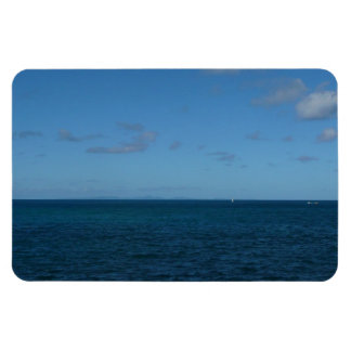Imán Océano azul del horizonte de Santa Lucía