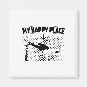 Imán Océano de buceo   Idea de regalo de buceador del 