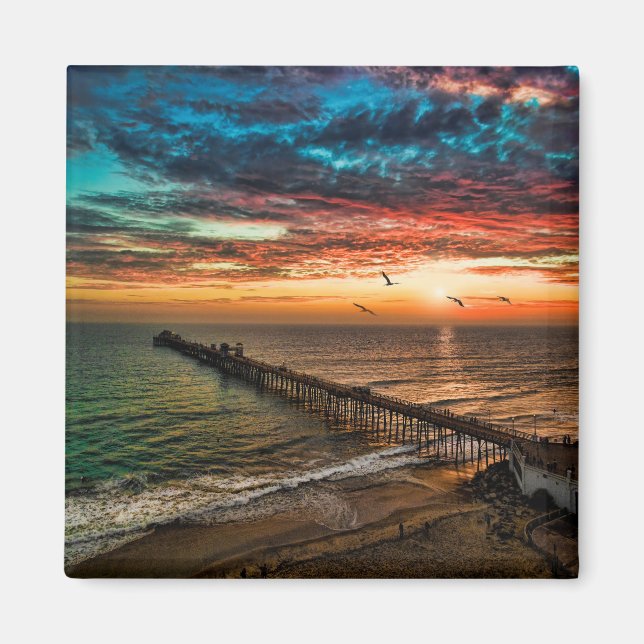 Imán Oceanside, California (Frente)