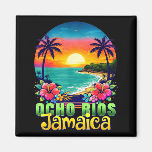 Imán Ocho ríos Jamaica playa puesta de sol tropical ver