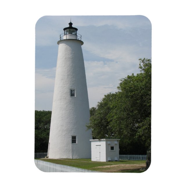Imán Ocracoke, Faro de Carolina del Norte (Vertical)