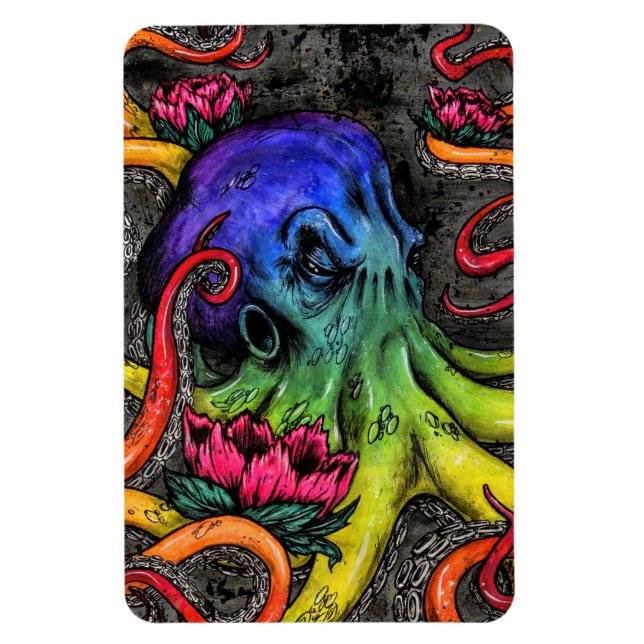 Imán Octopus  (Vertical)
