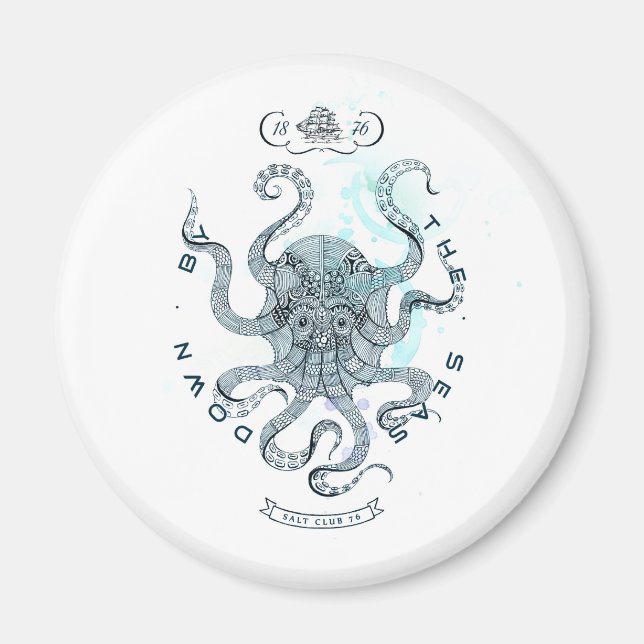 Imán Octopus - Club de Sal 76 - Abajo por el mar (Frente)