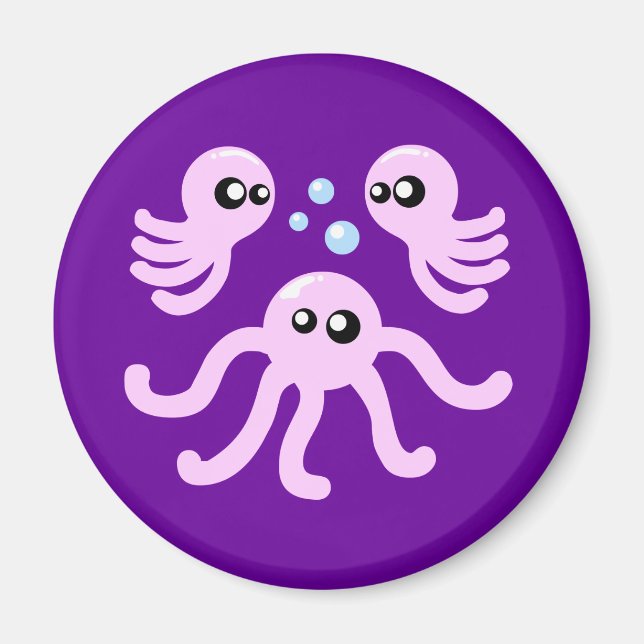 Imán Octopus cutáneo (Frente)