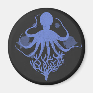 Imán Octopus (fondo oscuro)