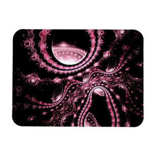 Imán Octopus guiado por bejewel rosa