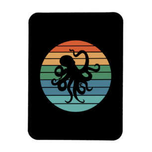 Imán Octopus Retro