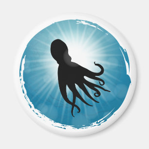 Imán Octopus Vida Acuática Subacuática